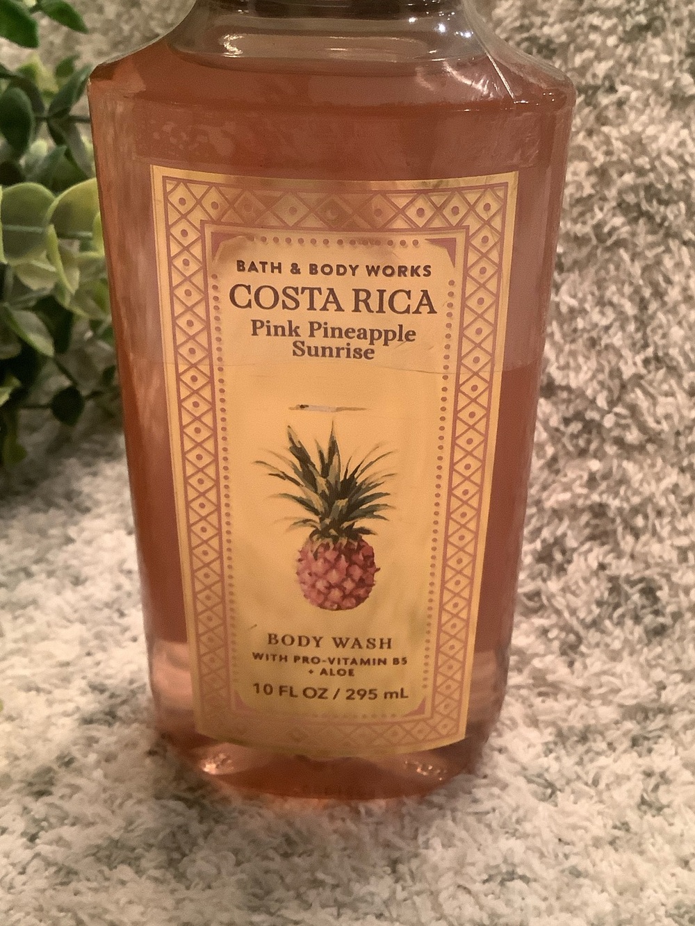 Bath & Body Works Scented Costa Rica Pink Pineapple Sunrise Body Wash NWT 10oz. - Picture 3 of 10